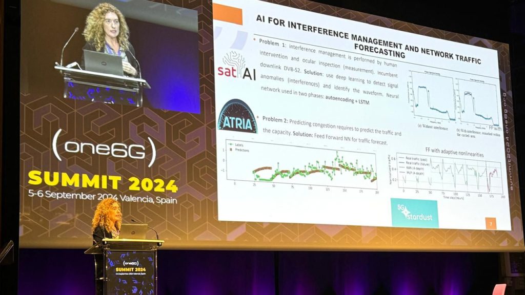Ana Perez-Neira, Director of 5G-STARDUST partner Centre Tecnològic de Telecomunicacions de Catalunya (CTTC) at one6G Summit