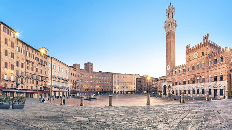 View of Siena, Italy